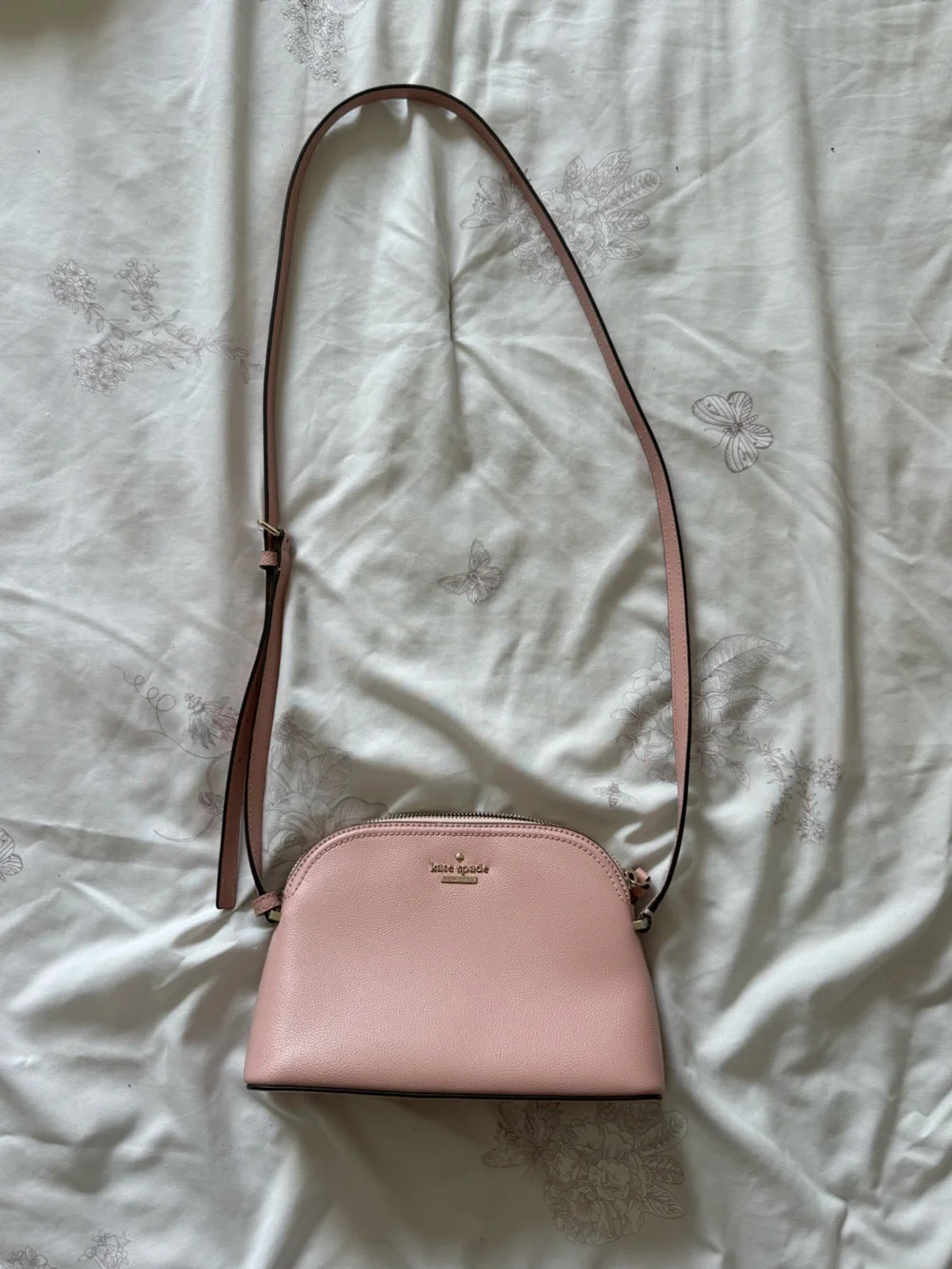 Kate Spade New York | Cameron Street Hilli Crossbody in Warm Vellum pink leather